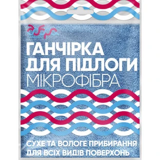 Тряпка для пола Добра Господарочка из микрофибры 1 шт