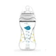 Пляшечка для годування Nuvita Mimic 250 мл 3м+ антиколікова, біла