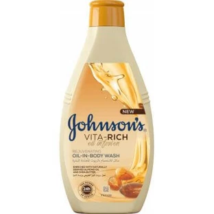 Гель для душу Johnson's Vita-Rich Живильний з маслами мигдалю та Ши 400 мл