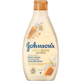 Гель для душа Johnson's Vita-Rich Ухаживающий с йогуртом, овсом и медом 750 мл