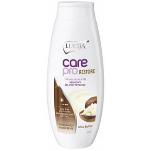 Гель для душа Luksja Care Pro Restore с маслом Ши 500 мл