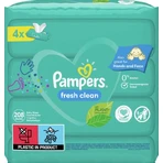 Детские влажные салфетки Pampers Fresh Clean 4х52 шт №208: цены и характеристики