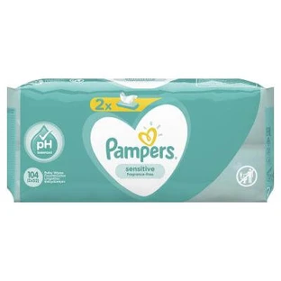 Дитячі вологі серветки Pampers Sens 2x52 шт