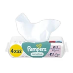 Дитячі вологі серветки Pampers Sens 4x52 шт: ціни та характеристики