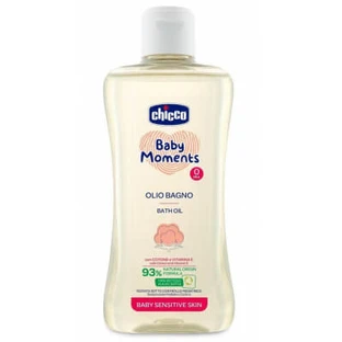 Детское масло Chicco Baby Moments для ванны для чувствительной кожи 200 мл