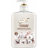 Рідке мило Luksja Creamy Cotton Milk & Provitamin B5 500 мл