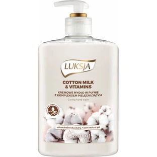Рідке мило Luksja Creamy Cotton Milk & Provitamin B5 500 мл