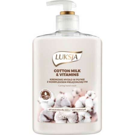 Жидкое мыло Luksja Creamy Cotton Milk & Provitamin B5 500 мл