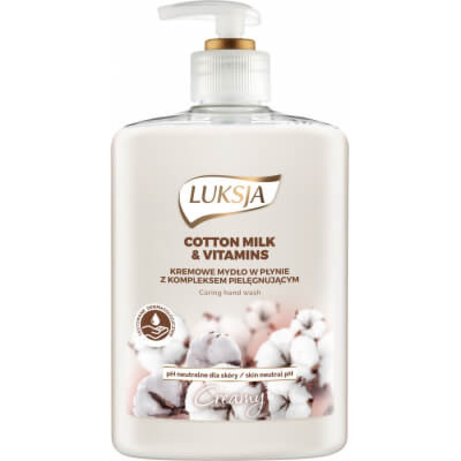 Жидкое мыло Luksja Creamy Cotton Milk & Provitamin B5 500 мл: цены и характеристики
