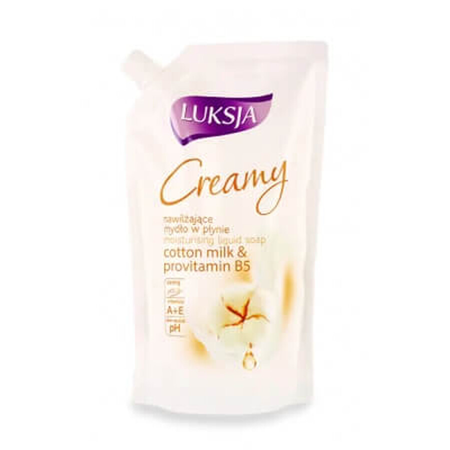 Жидкое мыло Luksja Creamy Cotton Milk & Provitamin B5 Refill 400 мл: цены и характеристики