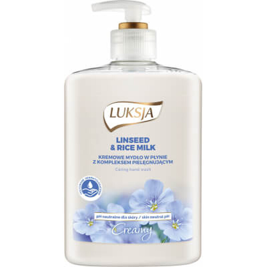 Жидкое мыло Luksja Creamy Linen & Rice Milk 500 мл: цены и характеристики