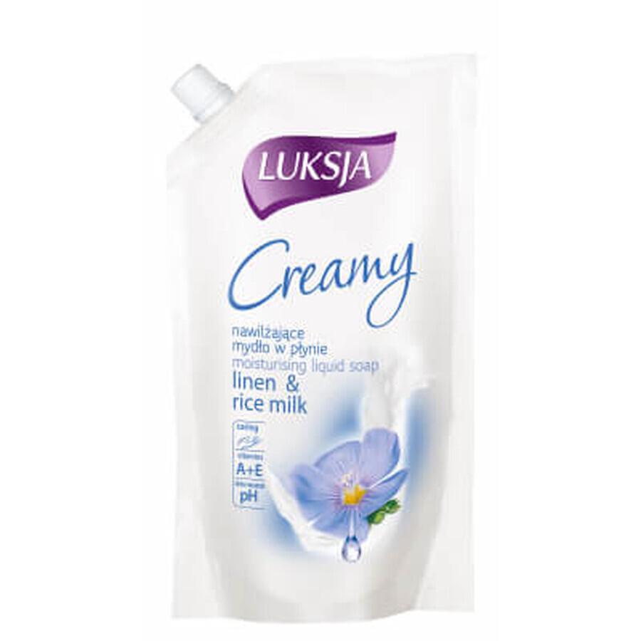 Рідке мило Luksja Creamy Linen & Rice Milk Refill 400 мл: ціни та характеристики