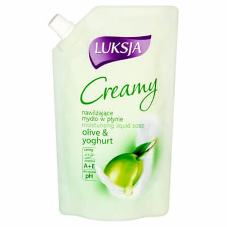 Жидкое мыло Luksja Creamy Olive & Yoghurt Refill 400 мл