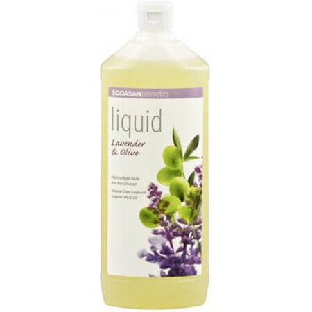 Жидкое мыло Sodasan органическое Lavender-Olive 1 л