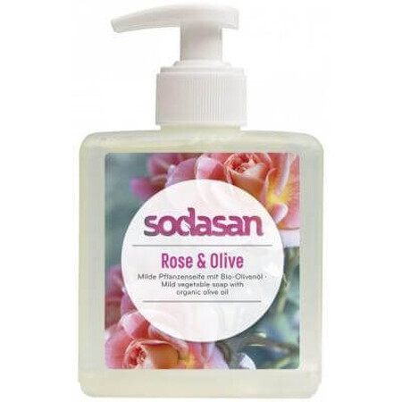 Рідке мило Sodasan органічне Rose-Olive тонізуюче 300 мл