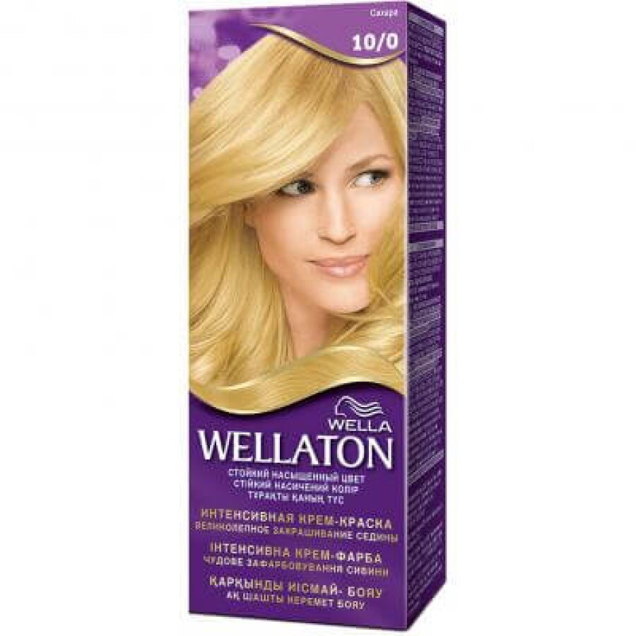 Краска для волос Wellaton стойкая 10/0 Сахара: цены и характеристики