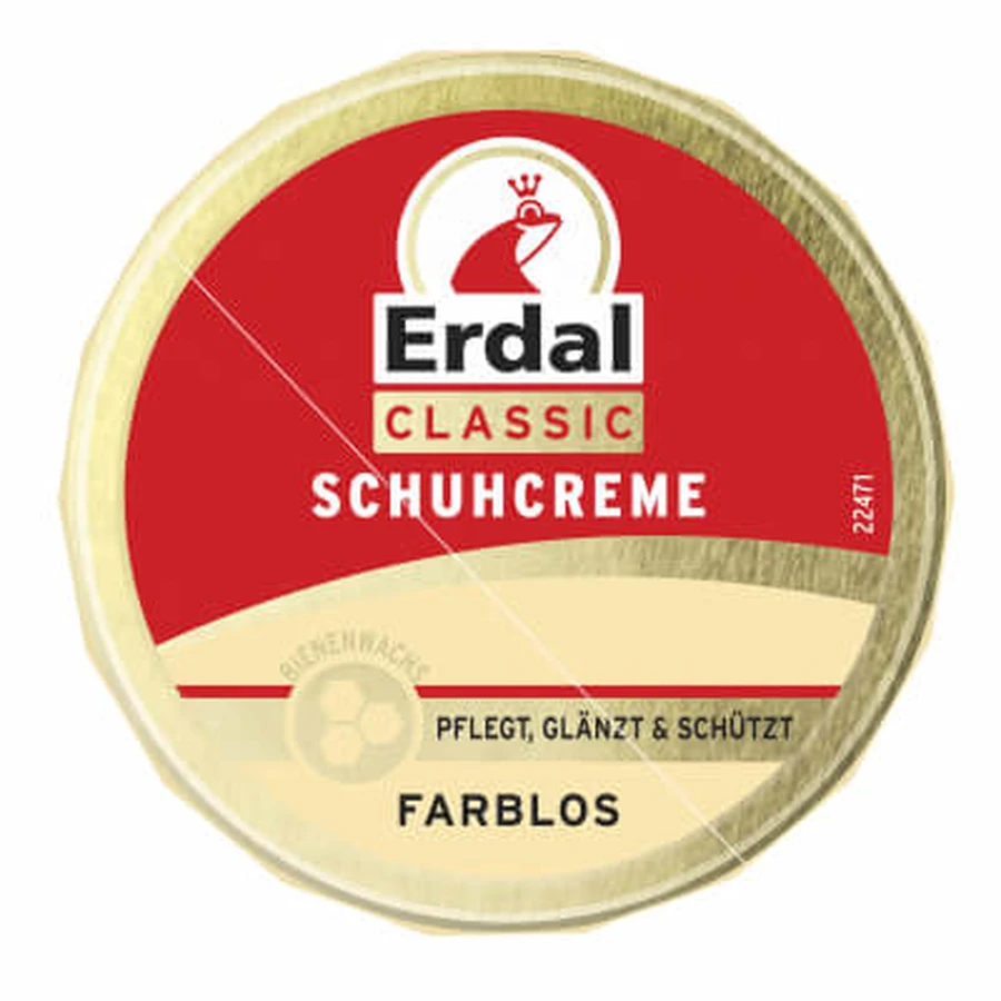 Крем для обуви Erdal Shoe Polish in tin Neutral Бесцветный 75 мл: цены и характеристики