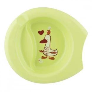 Набор детской посуды Chicco тарелка Easy Feeding Plate от 6 мес.зеленая