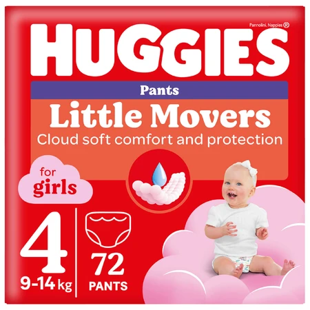 Підгузки Huggies Pants 4 для дівчаток (9-14 кг) 72 шт: ціни та характеристики