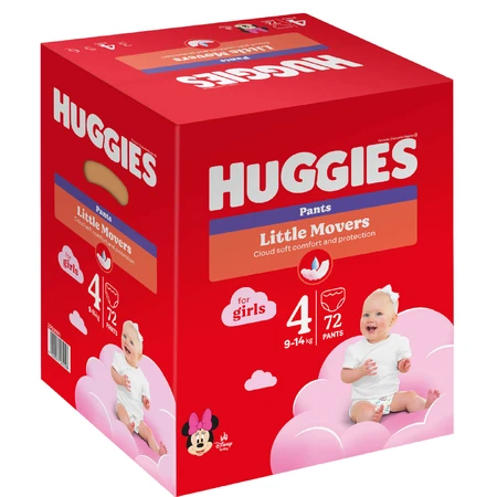 Підгузки Huggies Pants 4 для дівчаток (9-14 кг) 72 шт: ціни та характеристики