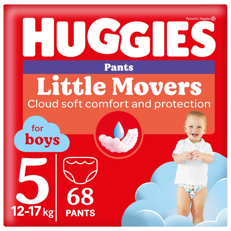 Подгузники Huggies Pants 5 для мальчиков (12-17 кг) 68 шт: цены и характеристики