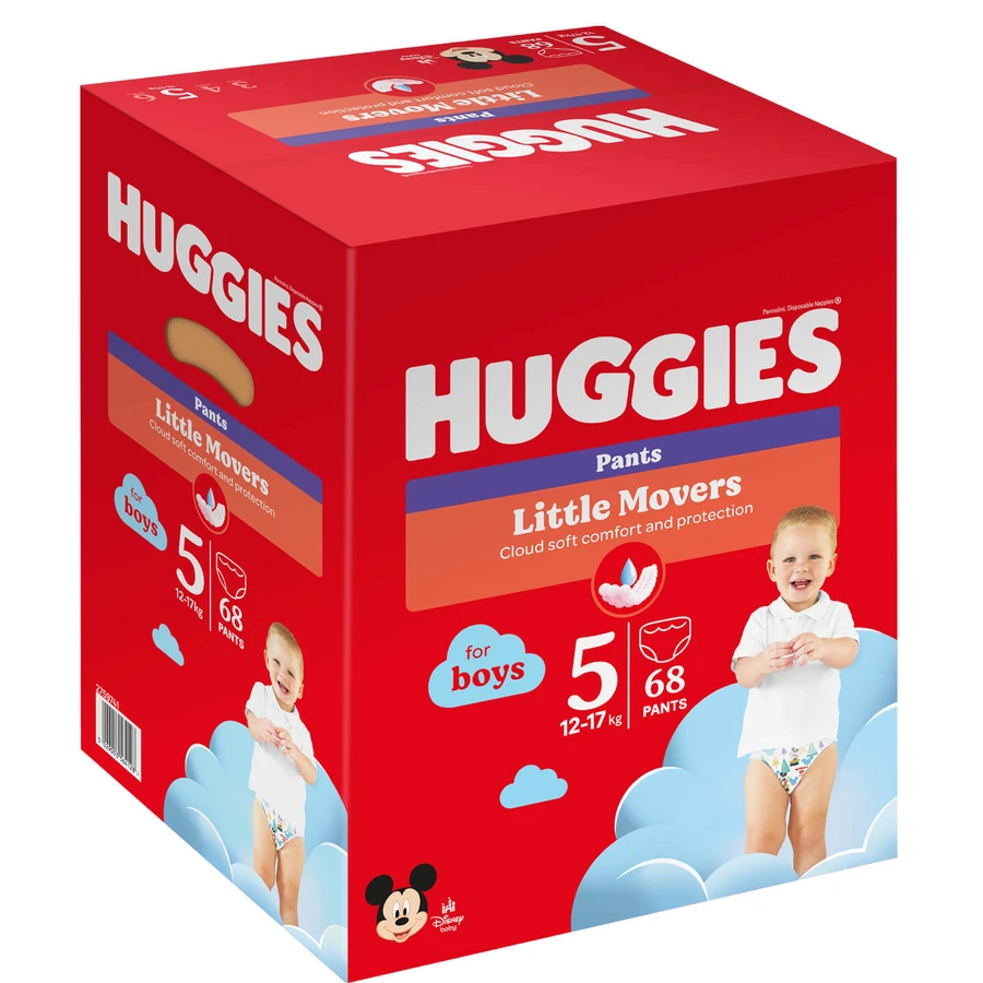 Подгузники Huggies Pants 5 для мальчиков (12-17 кг) 68 шт: цены и характеристики