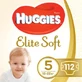 Подгузники Huggies Elite Soft 5 (12-22 кг) 112 шт