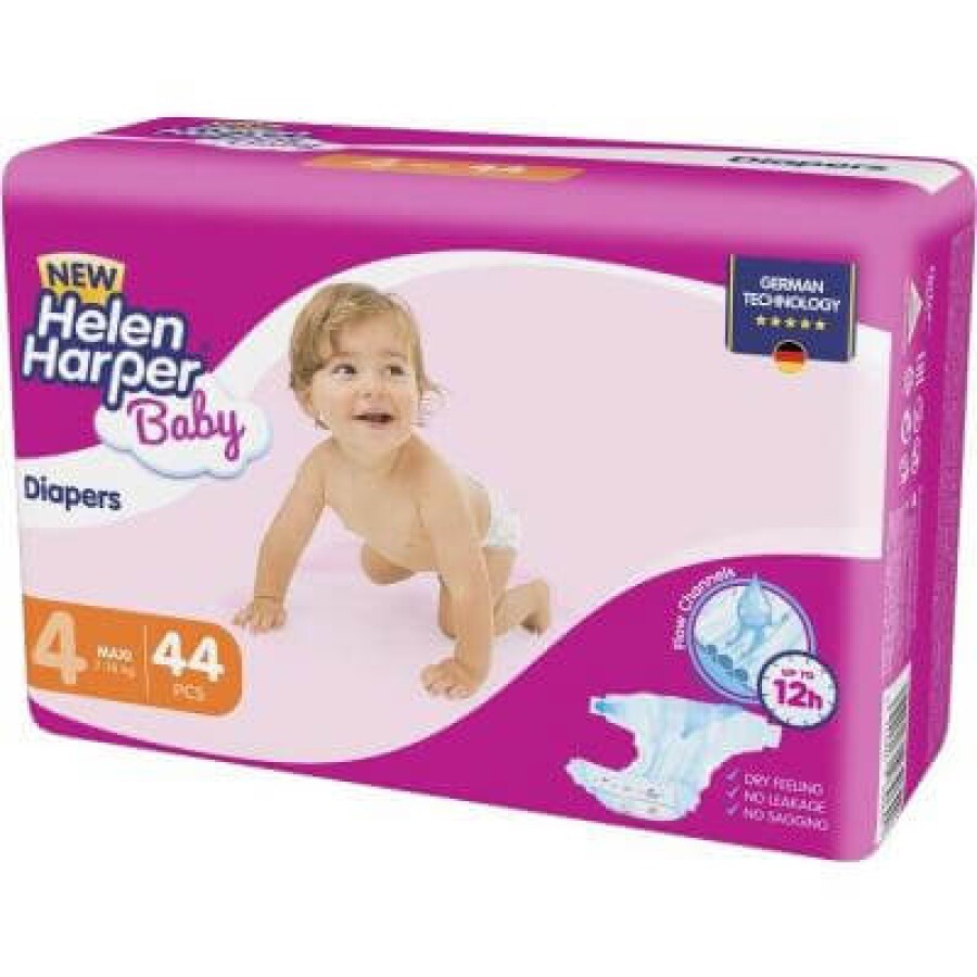 Подгузники Helen Harper Baby NEW Maxi (7-18 kg), 44 шт: цены и характеристики