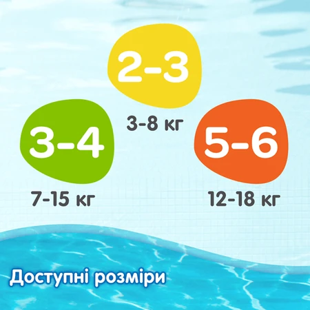 Підгузки Huggies Little Swimmer 2-3 12 шт: ціни та характеристики