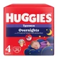 Подгузники-трусики Huggies Overnight р.4 (9-14 кг) 26 шт.