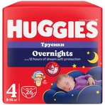 Подгузники-трусики Huggies Overnight р.4 (9-14 кг) 26 шт.: цены и характеристики