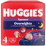Подгузники-трусики Huggies Overnight р.4 (9-14 кг) 26 шт.
