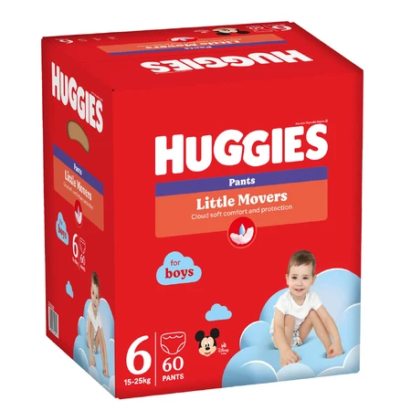 Подгузники Huggies Pants 6 для мальчиков (15-25 кг) 60 шт: цены и характеристики