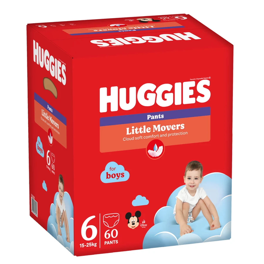 Подгузники Huggies Pants 6 для мальчиков (15-25 кг) 60 шт: цены и характеристики