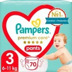 Подгузники Pampers Premium Care Pants Midi Размер 3 (6-11 кг), 70 шт: цены и характеристики