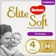 Підгузки Huggies Elite Soft Platinum Mega 4 9-14 кг 36 шт