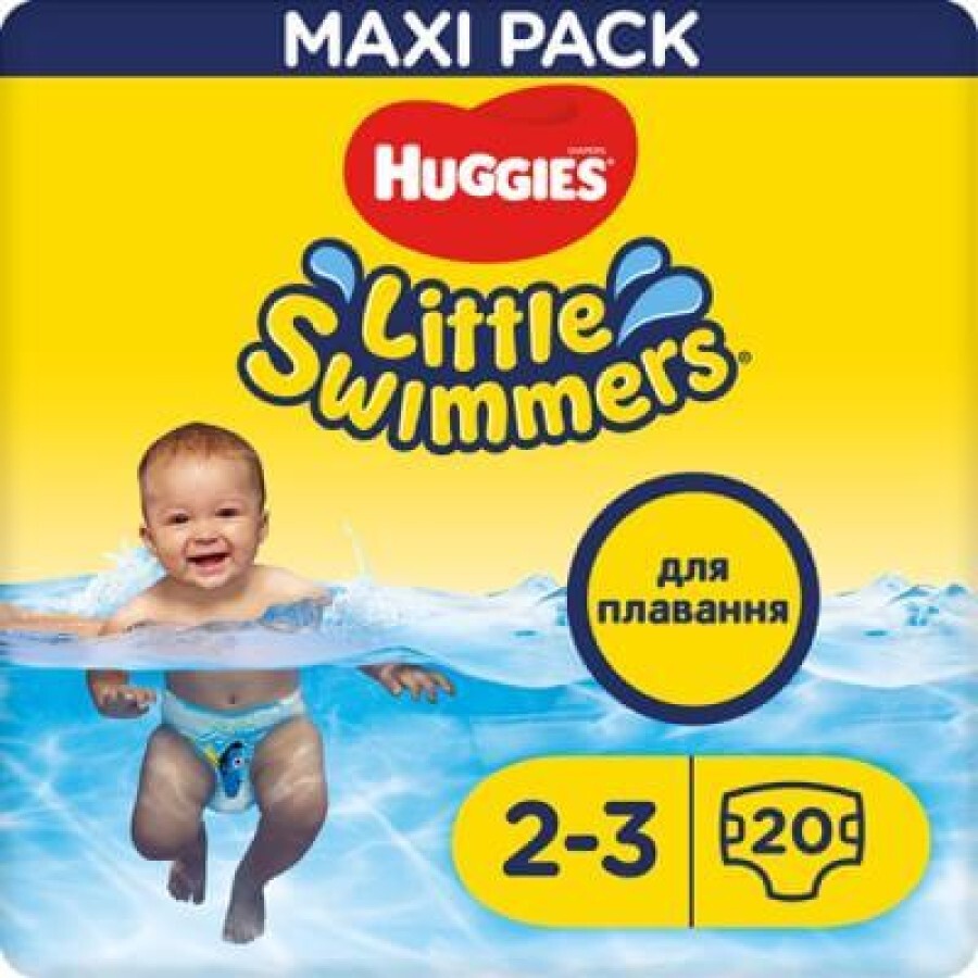 Підгузки Huggies Little Swimmer 2-3 20 шт: ціни та характеристики