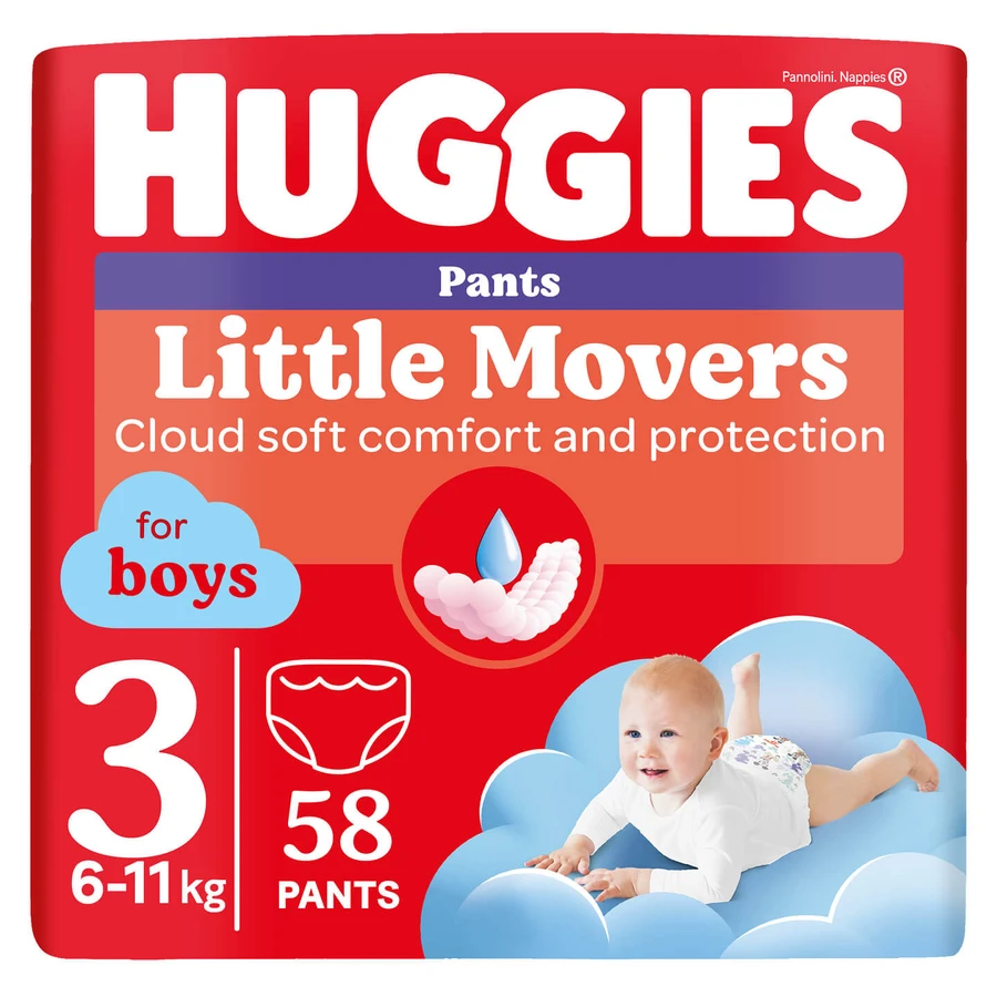 Подгузники Huggies Pants 3 Mega для мальчиков (6-11кг) 58 шт: цены и характеристики