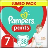 Підгузки-трусики Pampers Pants Giant Plus Розмір 7 (17+ кг) 38 шт