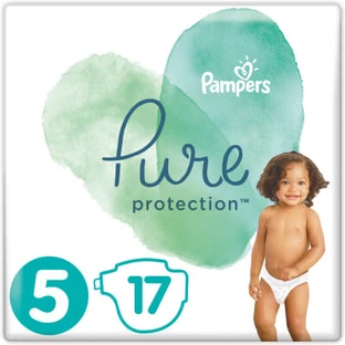 Подгузники Pampers Pure Protection Размер 5 Junior 11-16 кг 17 шт
