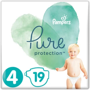 Підгузки Pampers Pure Protection Розмір 4 Maxi 9-14 кг 19 шт