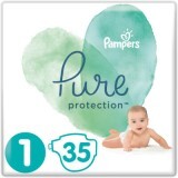 Підгузки Pampers Pure Protection Розмір 1 Newborn 2-5 кг 35 шт