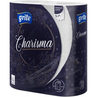 Бумажные полотенца Grite Charisma 3 слоя 2 рулона