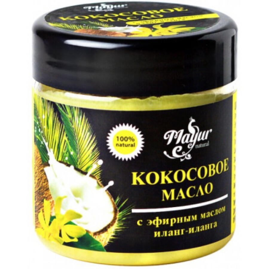 Масло для тіла Mayur кокосове з ефірною олією Іланг-ілангу 140 мл: ціни та характеристики