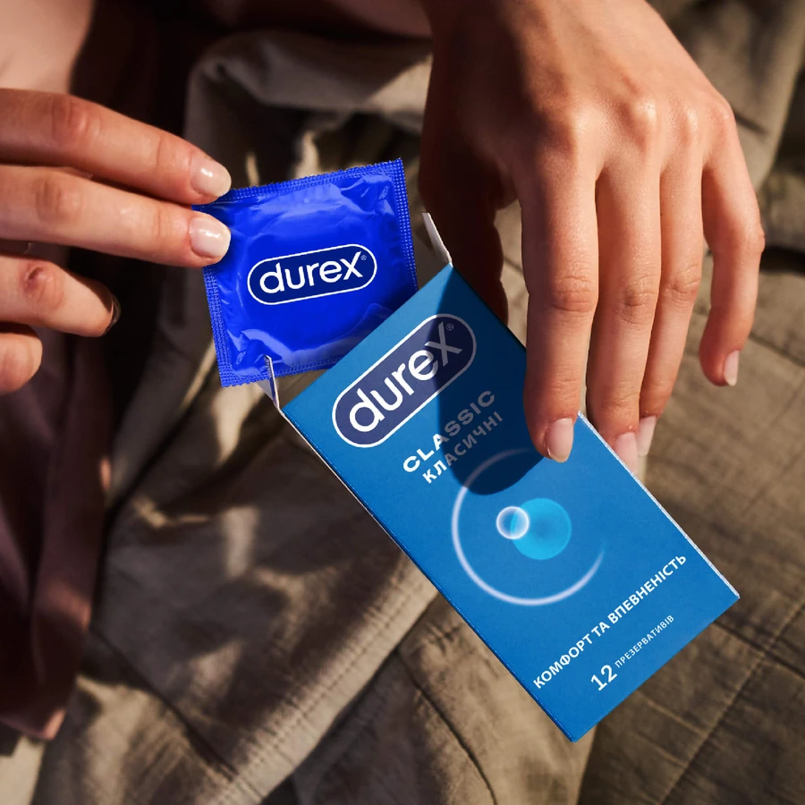 Презервативи латексні з силіконовою змазкою DUREX® Сlassic (класичні), 12 шт.: ціни та характеристики