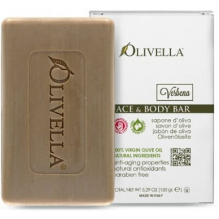 Твердое мыло Olivella Вербена на основе оливкового масла 150 г