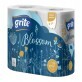 Туалетная бумага Grite Blossom 3 слоя 4 рулона
