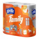 Туалетная бумага Grite Family 3 слоя 4 рулона