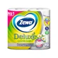 Туалетная бумага Zewa Deluxe 3-слойная Ромашка белая 4 шт