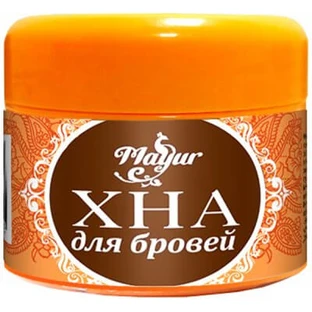 Хна Mayur для брів Темно-коричнева 20 г